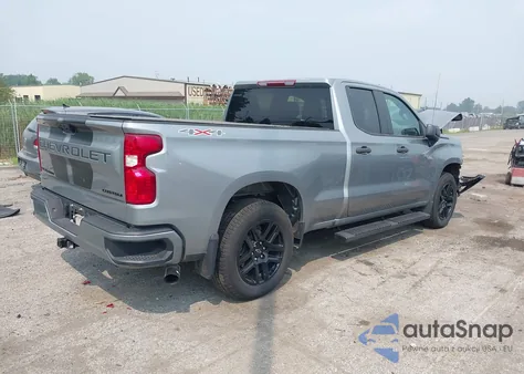 2023 Chevrolet Silverado 4Wd Double Cab Standard Bed Custom from USA, damaged, VIN 1GCRDBEK9PZ251817